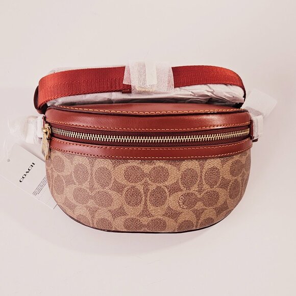 COACH Belt Bag In Signature Canvas - Picture 1 of 9